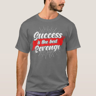 Camiseta Sucesso de citação de motivação é o melhor equilíb