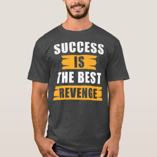 Camiseta Sucesso de citação de motivação é o melhor equilíb