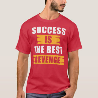 Camiseta Sucesso de citação de motivação é o melhor equilíb