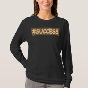 Camiseta "#SUCESSO" Design. Comprar Agora T-Shirt