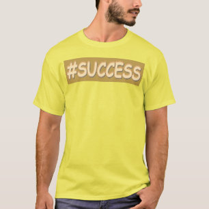 Camiseta "#SUCESSO" Design. Compre agora