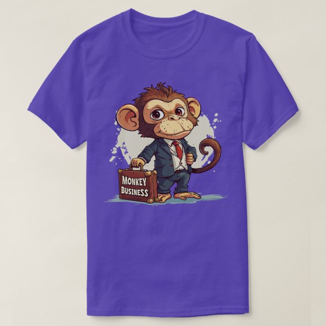 Camiseta Sucesso Personalizado para Empresas Macacos (Frente do Design)