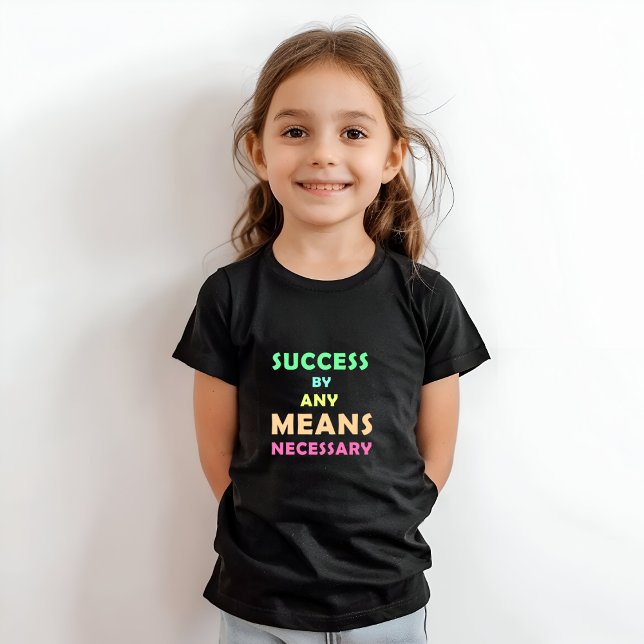 Camiseta Sucesso por qualquer meio necessário - Determinaçã (Criador carregado)