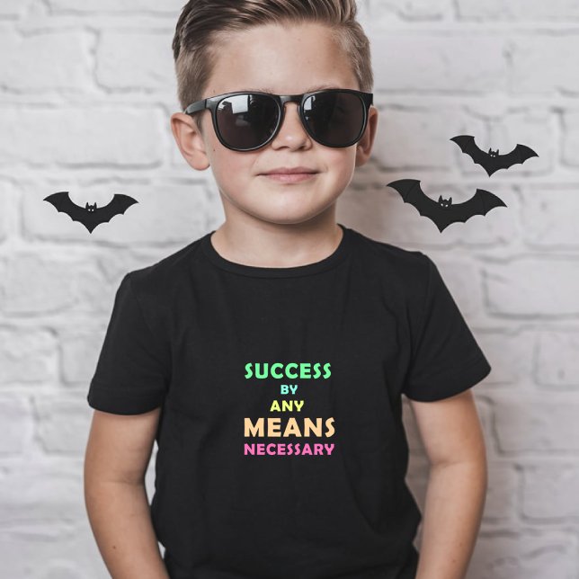 Camiseta Sucesso por qualquer meio necessário - Determinaçã (Criador carregado)