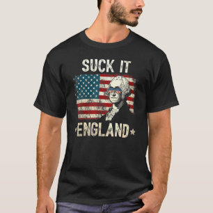 Camiseta Suck It England 4° De Julho Celebrati