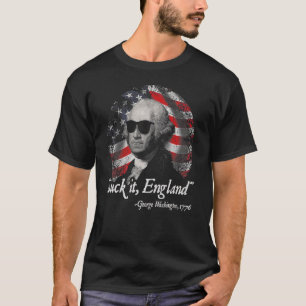 Camiseta Suck It England 4 De Julho George Washington 177