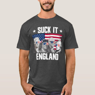 Camiseta Suck It England Fundadora Pais 4 de julho presente