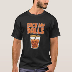 Camiseta Suck My Balls Anime Bubble Tea Manga Figura Bo