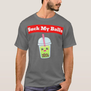 Camiseta Suck My Balls Boba Tea Bubble Anime Kawaii 1632