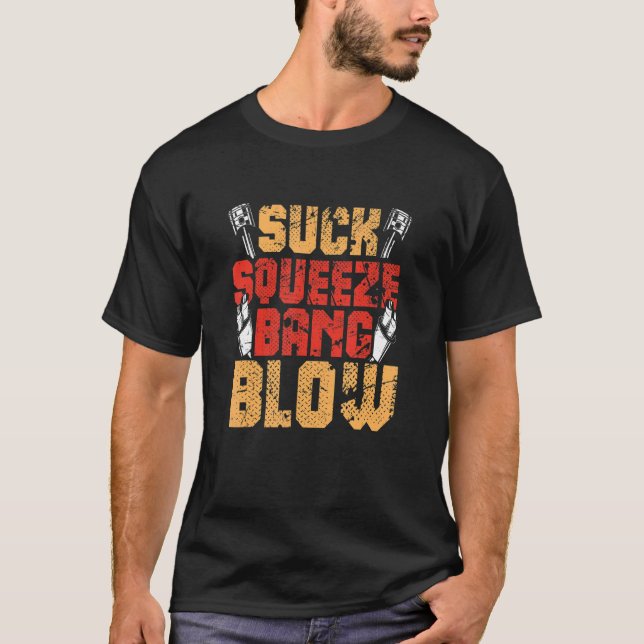 Camiseta Suck Squeze Bang Blow Engine (Frente)