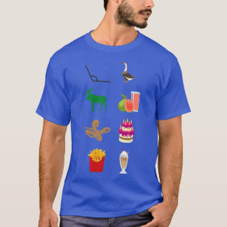 Camiseta Suco de guava verde ganso de borracha ganso de gan