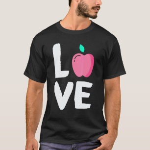 Camiseta Suco de Maçã Vegano de Verão Fruta Maçã