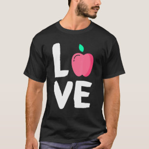 Camiseta Suco de Maçã Vegano de Verão Fruta Maçã