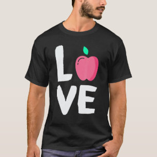 Camiseta Suco de Maçã Vegano de Verão Fruta Maçã