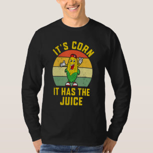 Camiseta Suco de Milho Vintage para Meninos e Meninas