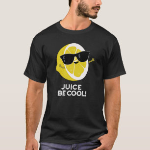 Camiseta Suco Seja Legal, Fruta Engraçada Escuro BG