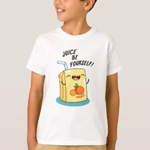 Camiseta Suco Seja Você Mesmo Um Pedaço De Suco Laranja