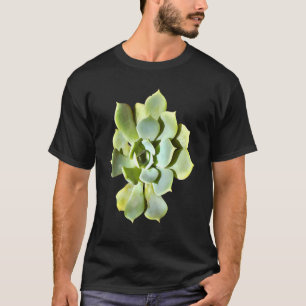 Camiseta Suculenta Echeveria Jardim Planta Recorte