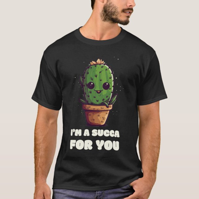 Camiseta Suculenta Irresistível: Sou Suca para (Frente)