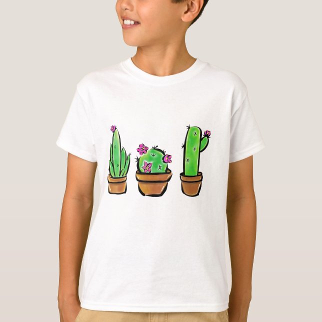 Camiseta Sucultivos cactus sudoeste (Frente)
