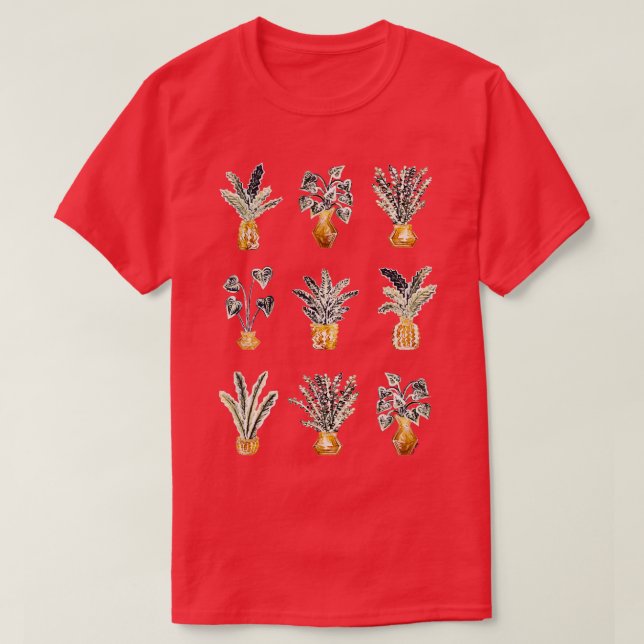 Camiseta Sucultivos e IMPRESSÃO de Bateria de Cactus (Frente do Design)