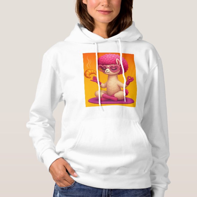 Camiseta sudadera Llama Zen (Frente)