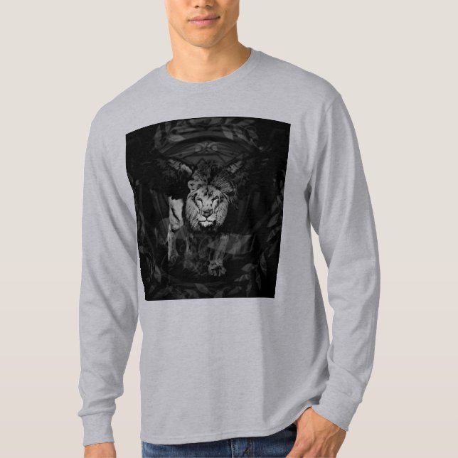 Camiseta Sudadera Playera Blessed lion hhdfbfjjgmm vjfhd (Frente)