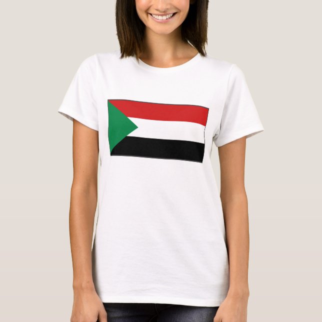 Camiseta Sudan Flag x Map T Shirt (Frente)