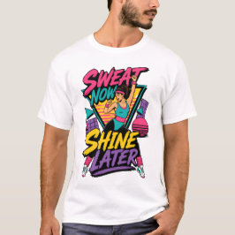 Camiseta Sude Agora Brilhe Mais Tarde Retro Academia dos An