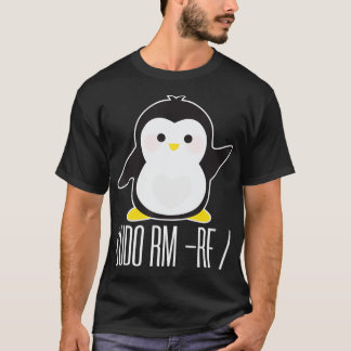 Camiseta sudo rm rf  Funny Linu sysadmin command 