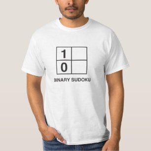 Camiseta Sudoku binário