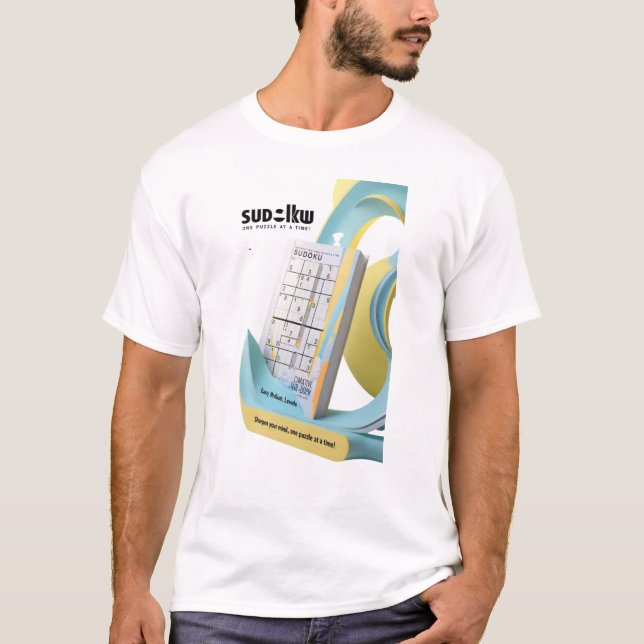 Camiseta Sudoku Puzzle – Brain-Boosting Fun for All Ages  (Frente)