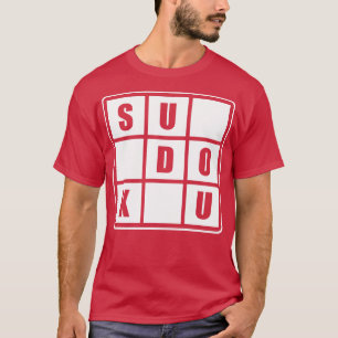Camiseta Sudoku quebra-cabeça