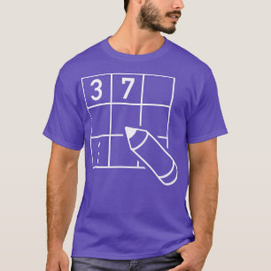 Camiseta Sudoku quebra-cabeça 5