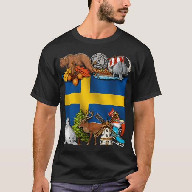Camiseta Suécia (Frente)
