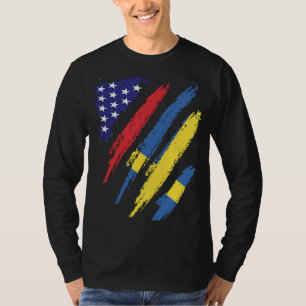 Camiseta Suecia American Grown Flag USA Patriot Heritage Mo