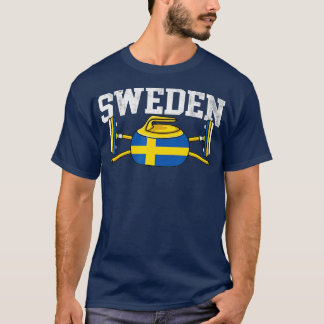 Camiseta Suecia Curling Broling Winter ice Sports Swedish F