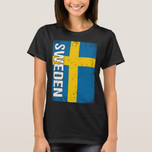 Camiseta Suecia de Bandeira sueca