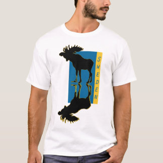 Camiseta suecia de Elch dos alces dos alces