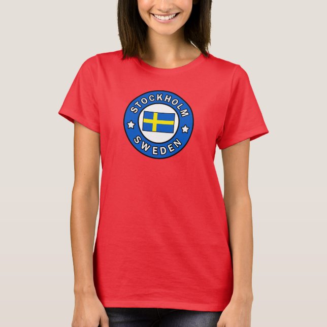Camiseta Suecia de Estocolmo (Frente)