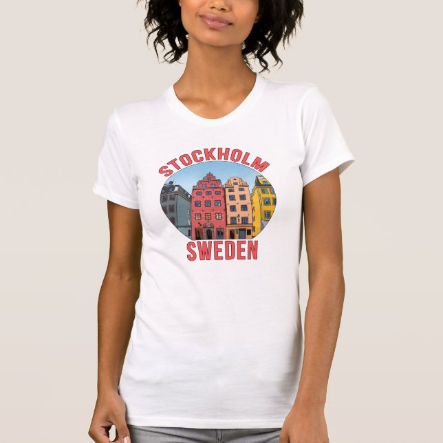 Camiseta Suecia de Estocolmo (Frente)