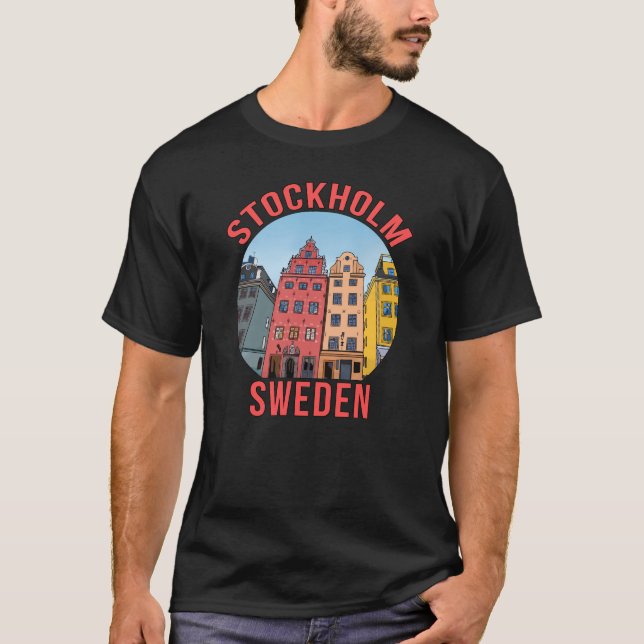 Camiseta Suecia de Estocolmo (Frente)