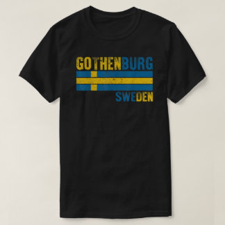 Camiseta Suecia de Gotemburgo Bandeira Mulheres Suecas Cria
