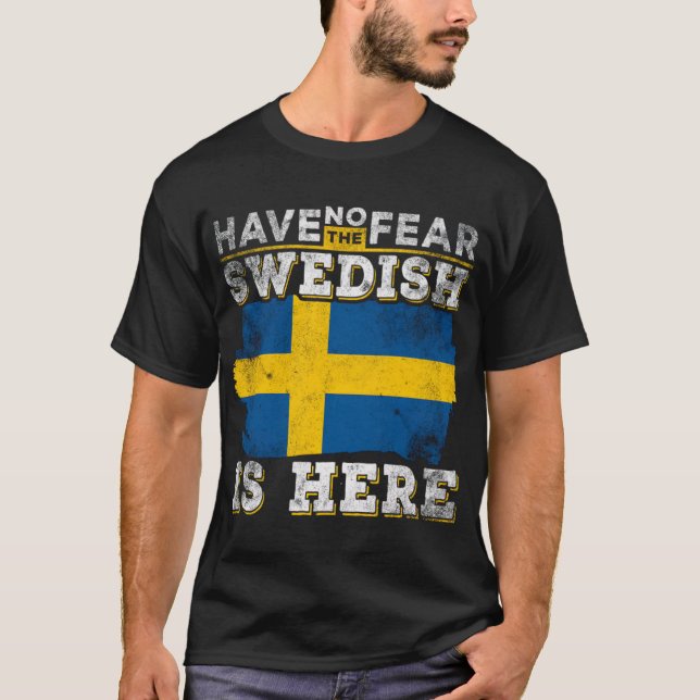 Camiseta Suécia Divertida Sueca (Frente)