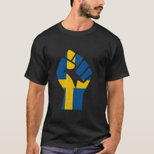Camiseta Suecia DNA Molécula Árvore sueca Bandeira sueca Ra