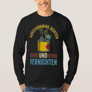 Camiseta Suécia especialidade de peixe sueco Surstromming p