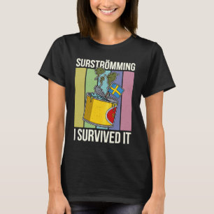Camiseta Suécia especialidade de peixe sueco Surstromming p