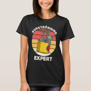 Camiseta Suécia especialidade de peixe sueco Surstromming p