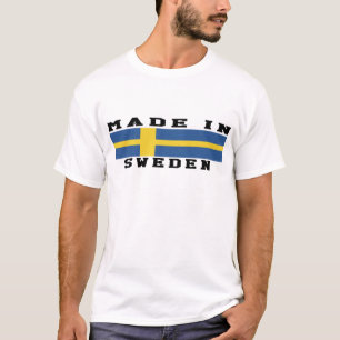 Camiseta Suecia feita no design