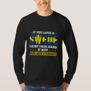 Camiseta Suécia Para Suecos Orgulhosos Bandeira Sueca Sveri